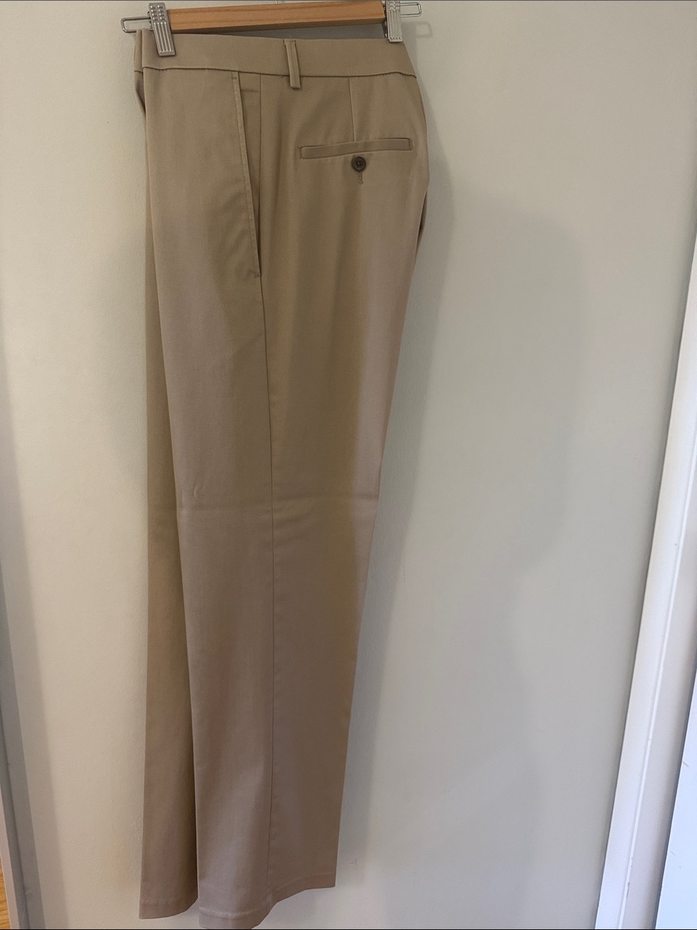 Haggar Slim Straight Khaki Chinos - Light Tan